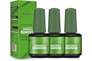 ONE1X Nail Polish Remover, Magic Soak-Off Gel Nail Polish Remover-Quick,Professional Nail Polish Removers for Natural, Gel Nails (Green-3)