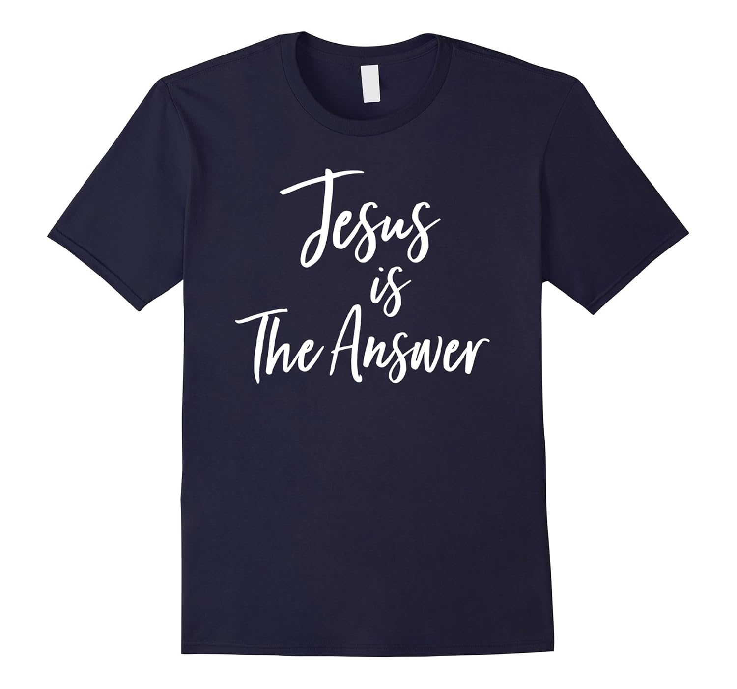 Jesus Is The Answer Grace Inspired Faith Vintage T Shirt-ANZ