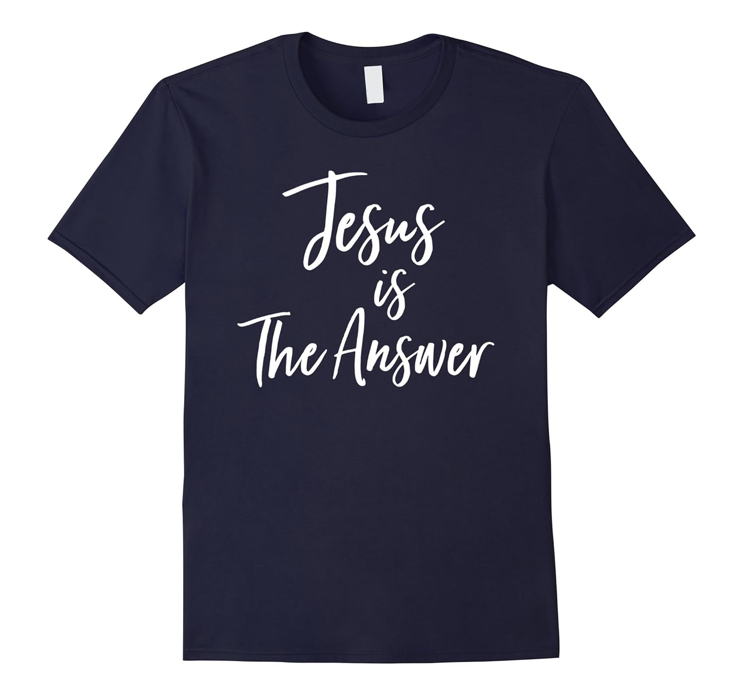 Jesus Is The Answer Grace Inspired Faith Vintage T Shirt-Rose