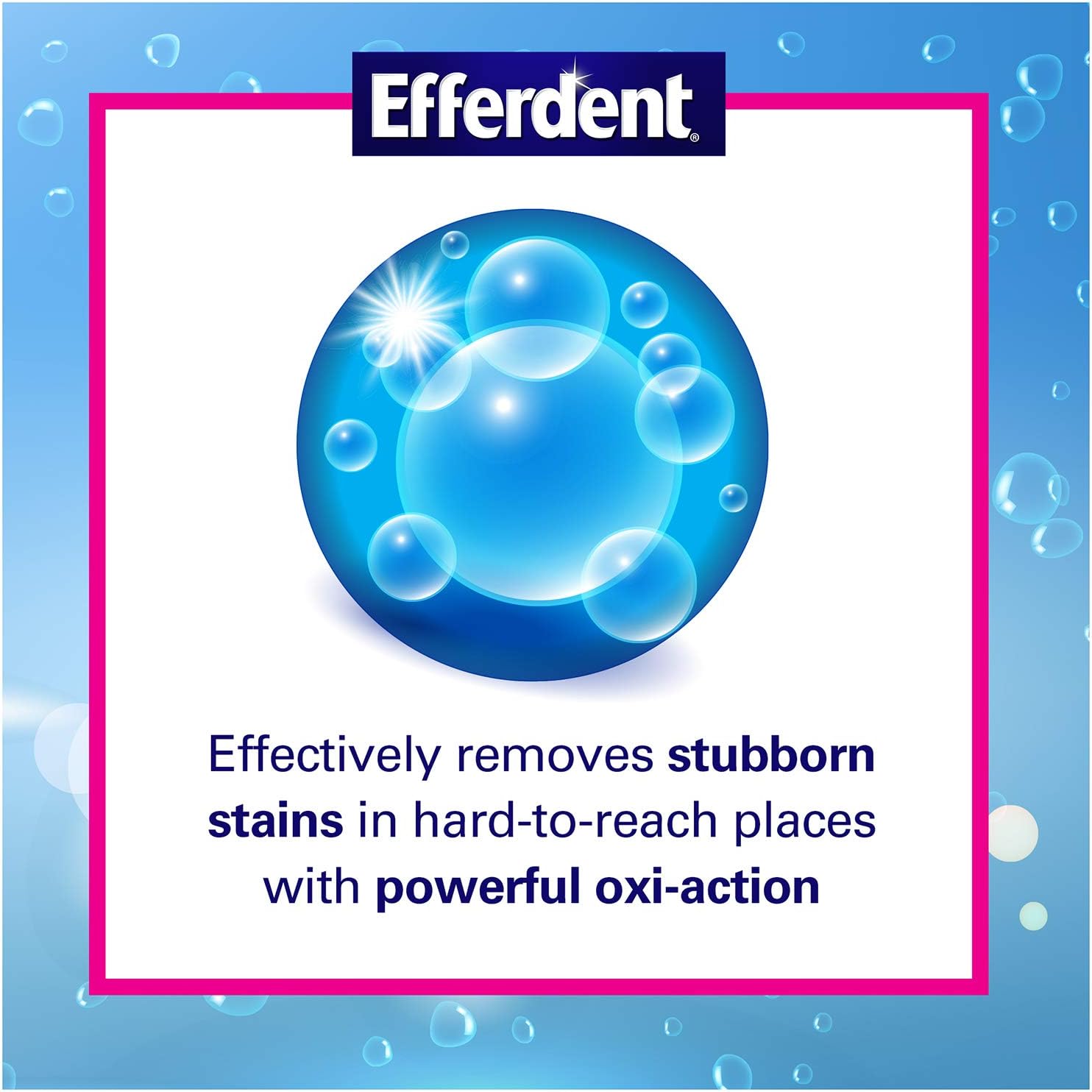 Efferdent Denture Cleanser Tablets, Complete Clean, 102 Tablets: Health & Personal Care