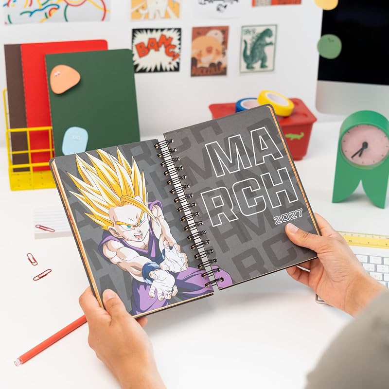 Dragonball Manga Hausaufgabenheft 2026 2027 Kalender Schulplaner