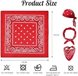 Aomig Paisley Bandana 12 Pcs Pirate Head Scarf Multicolor Hair Wraps view 2