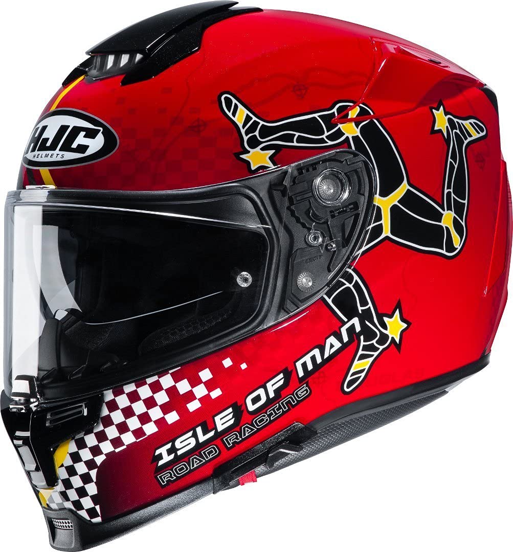 HJC Helmets R-PHA-70 ISLE OF MAN IOM TT BLACK/RED M