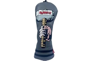 MADSON GOLF Funny Golf Club Covers The Hammer Driver Headcover and Little Hammer Fairway Wood Head Covers, Golf Accessories for Men, Golfer Gifts for Men, Golf Head Covers for Dad