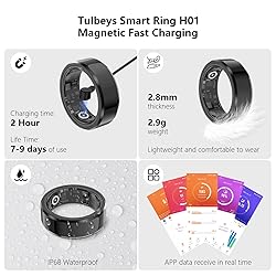 Fitness Tracker Smart Ring, Step Counter for