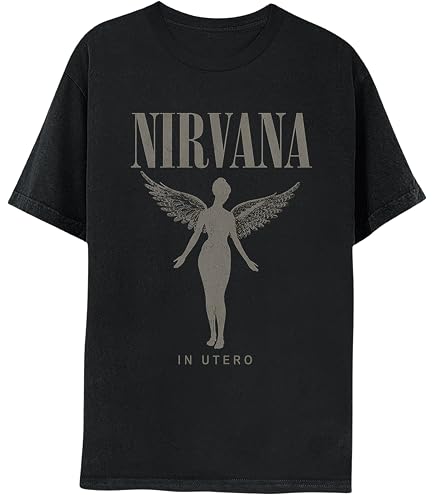 Amazon.com: Nirvana in Utero T Shirt Size XXL Blue : Clothing