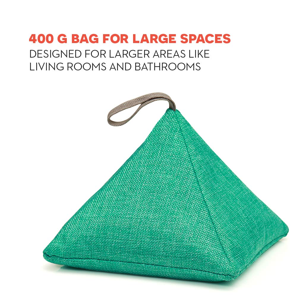 Activated Charcoal Bamboo Deodorizer, 4 Pack Odor Neutralizer, Home