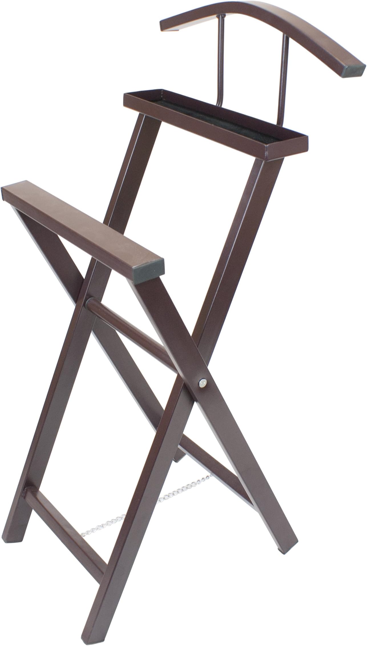 WHP Garment Valet Stand- Brown Metal- 2 Pack