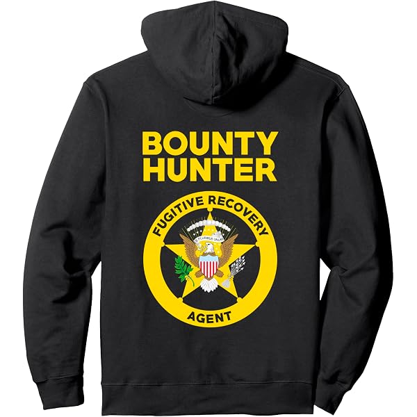 Amazon.com: Bounty Hunter Hoodie for Fugitive Recovery Agents LEO