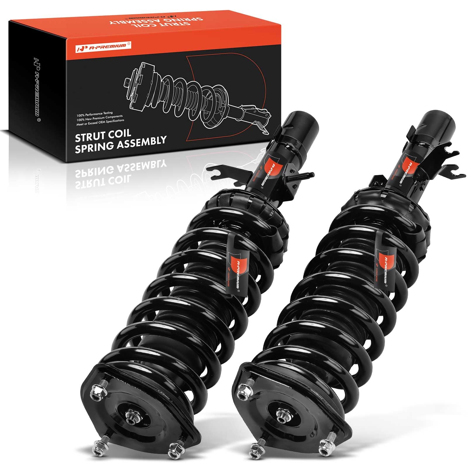 Photo 1 of A-Premium Front Pair (2) Complete Strut & Coil Spring Assembly Compatible with Infiniti M35 2006-2010, M45 2008-2010, Driver and Passenger Side, Replace# 18920590, 18920591
