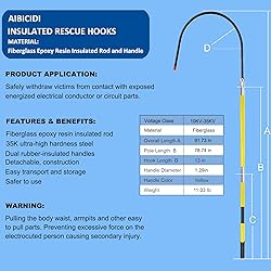 Rescue Hook with 18 inch Opening, High Voltage