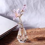 Ornalrist Crystal Floral Figurine Lily Flower Pink Collectible Home Decor view 2
