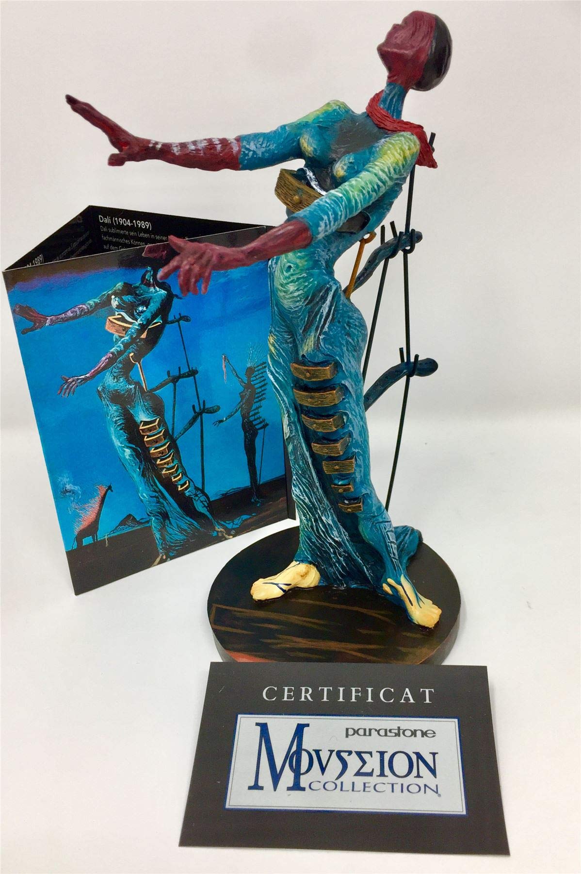 Salvador Dali The Burning Giraffe Sculpture, Plastic Figurine SD02