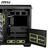 MSI MAG PANO 100R PZ ATX PC Case Vertical GPU Bracket USB Type-C view 5