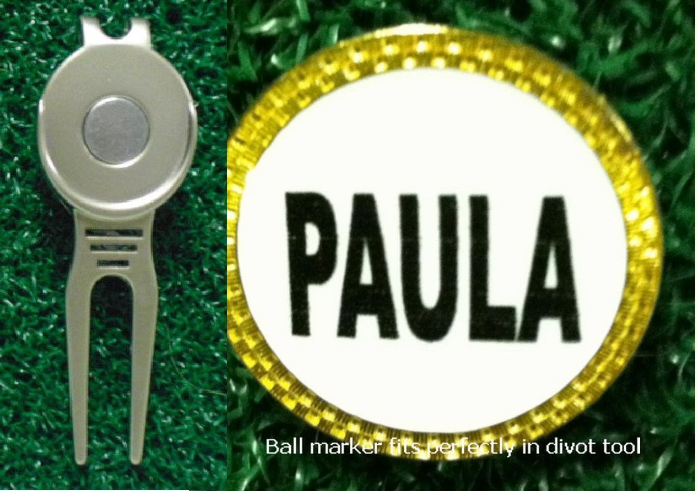 Gatormade Personalized Golf Ball Marker & Divot Tool Paula