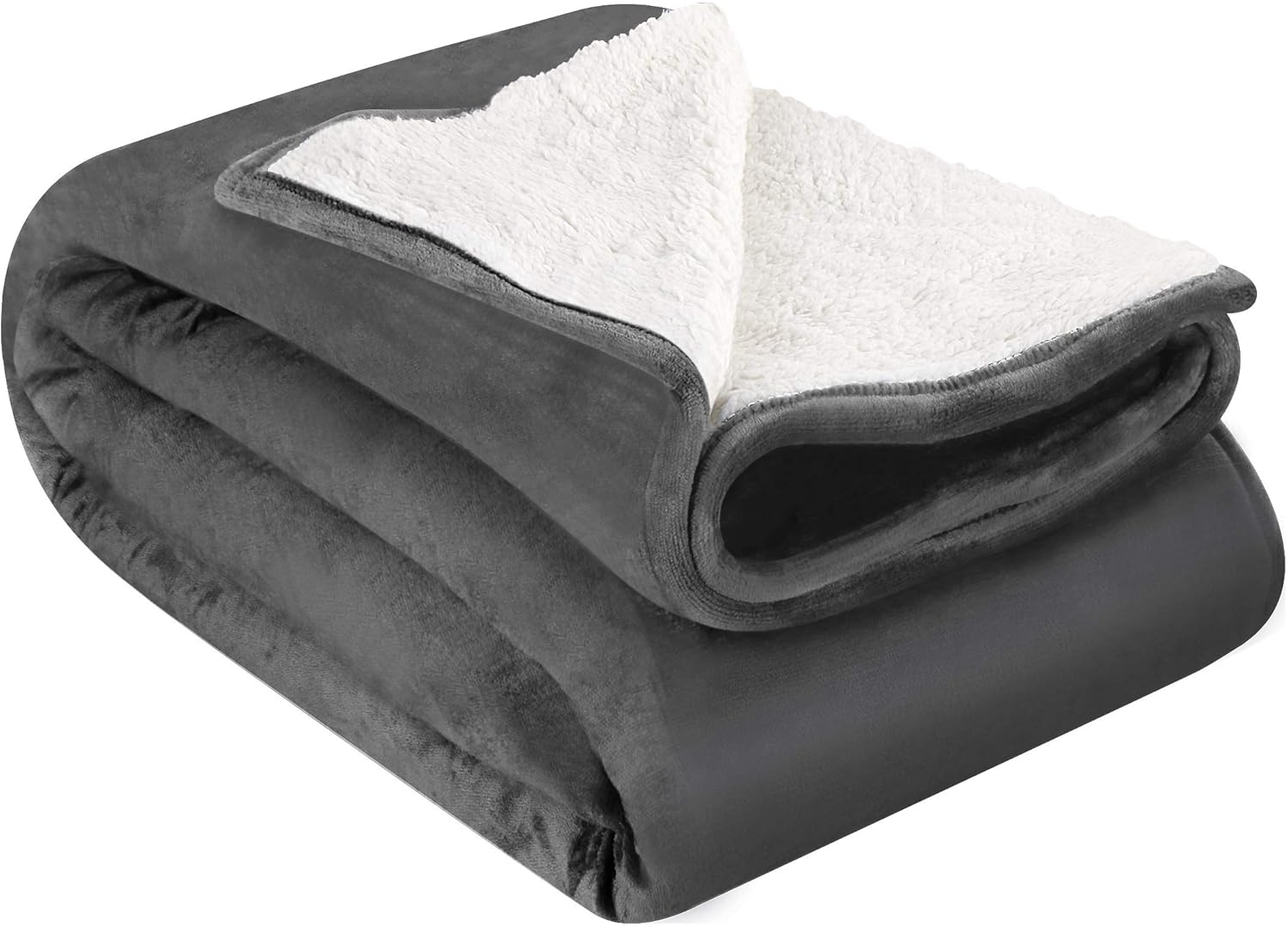 Sherpa Flannel Fleece Reversible Blanket Extra Soft Brush Fabric Utopia