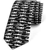 Feelyou Boys Sport Funny Ties for Men Gift 3.1x57 Inch Bookshelf Funny Ties
