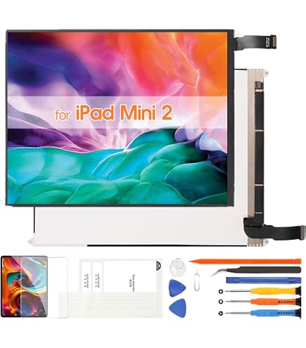 Écran LCD Pour IPad Mini 2 & Mini 3 - Compatible A1489 A1490 A1491 A1599 A1600 - Livré Avec Outils