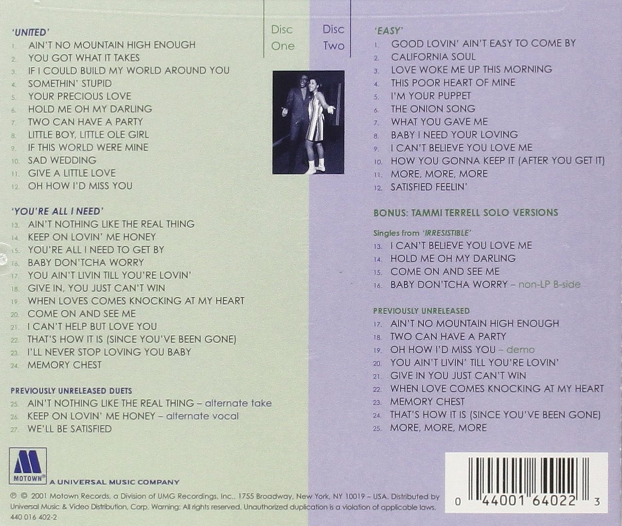 The Complete Duets Collection Marvin Gaye Tammi Terrell Amazon De Musik Ain't no mountain high enough (the complete duets;2001). marvin gaye tammi terrell