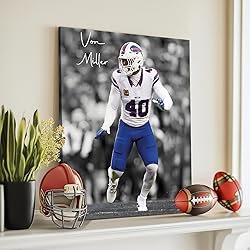 B.B.F MAKE American Football Sports Canvas Wall Art