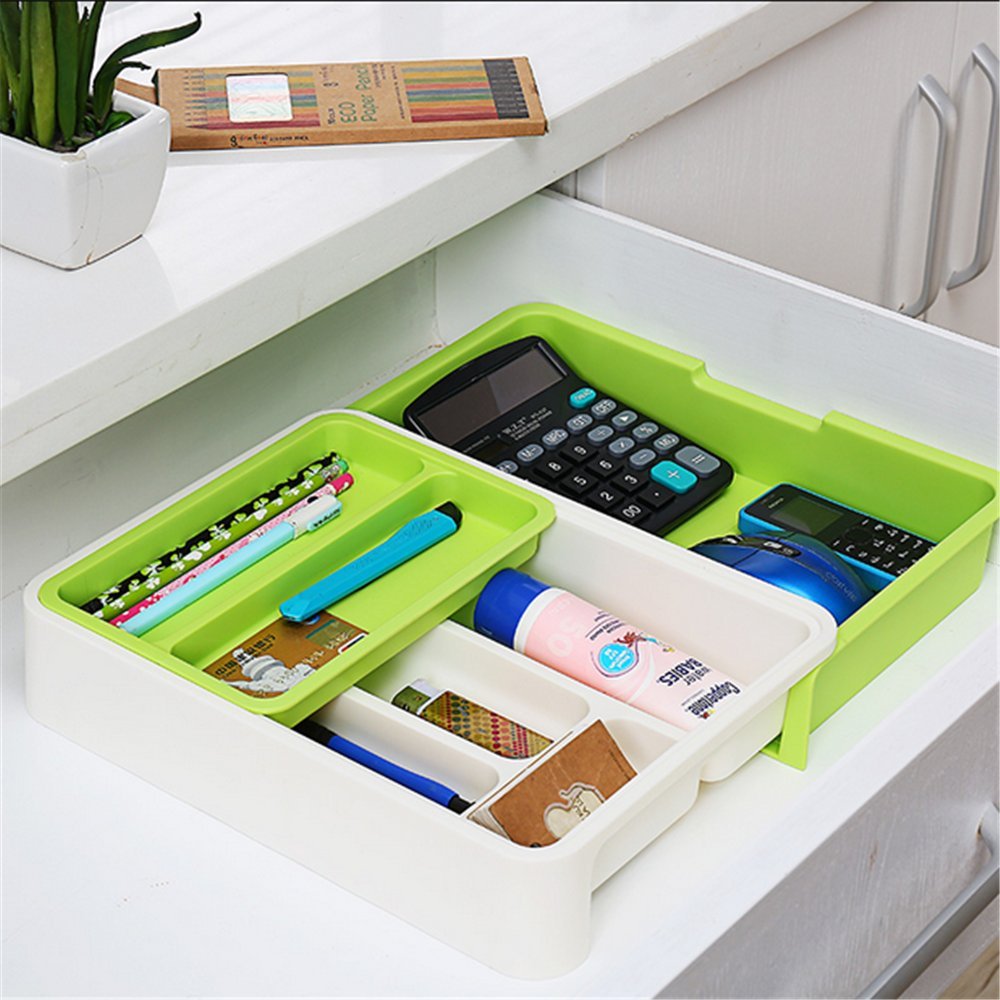 Drawer Trays Covers Cabinet Drawer Organization Blue Stock
