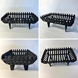 Thorness Freestanding Cast Iron Fire Basket for 16 inch Aperture Log Grate Wood view 7