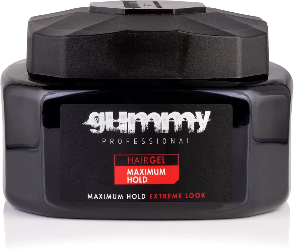 Gummy Hair Gel 500ml Maximum Hold Extreme Look by Fonex Barber Quality
