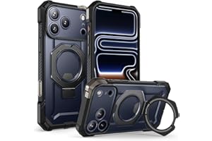 SUPCASE for iPhone 17 Pro Max Case with Kickstand (Unicorn Beetle Grip), [Camera Control Cover] [Compatible with MagSafe] [Military-Grade Drop Protection] Heavy Duty Magnetic Phone Case, Black