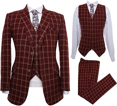 mens plaid tweed pants