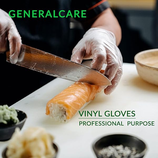 GENERALCARE DISPOSABLE GLOVES 100 THICKENED LATEX RUBBER BEAUTY FOOD SPECIAL TPE/CATERING PVC KITCHEN DURABLE