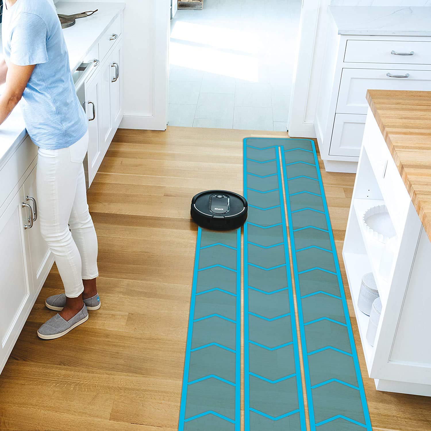 Shark RV1001AE IQ Robot Self-Empty XL, Robot Vacuum with IQ Navigation, Home Mapping, Self-Cleaning Brushroll, Wi-Fi Connected, Works with Alexa, Black - View 6