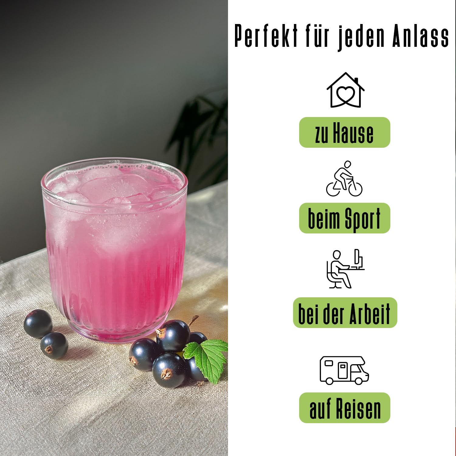 INSTICK Zuckerfreies Instant-Getränk (Bundle S Klassik + Tritan Trinkflasche 1 L) 10x12 Sticks - 1 Stick für 0,5-1 L - Veganes Getränkepulver Kalorienarm & Vitamin C - Instant-Pulver 3