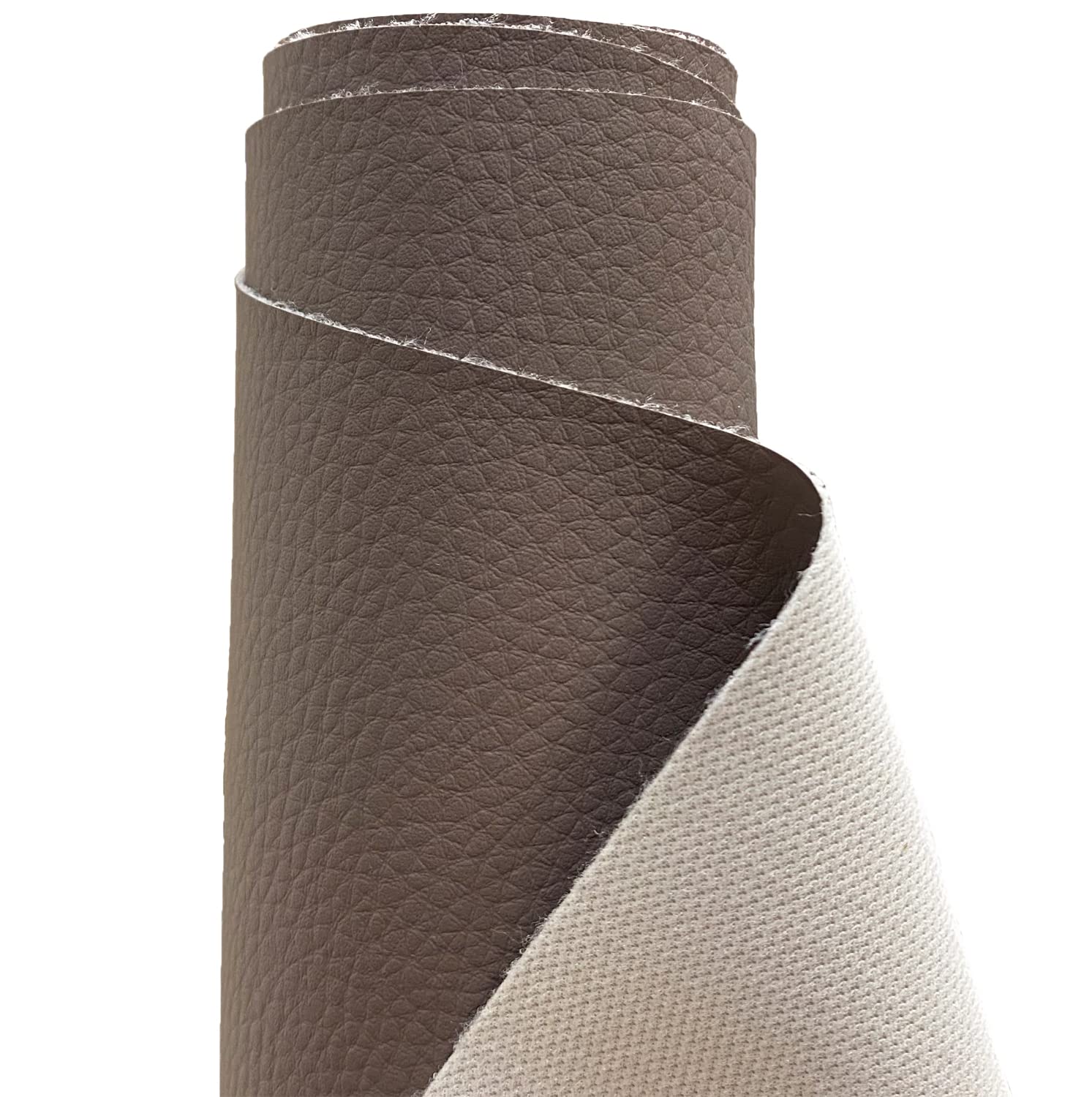 A-Express Grained Faux Leather Fabric Waterproof Heavy Duty Leatherette Vinyl Leathercloth Upholstery Textured Material - Cedar 2 Metres 200cm x 140cm