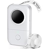 Label Maker, Phomemo D30 Bluetooth Mini Label Maker Machine, Portable Thermal Printer Small Rechargeable Labeler for Kids School Classroom Teacher Supplies, Home Office Labeler Works with Tablet/Phone