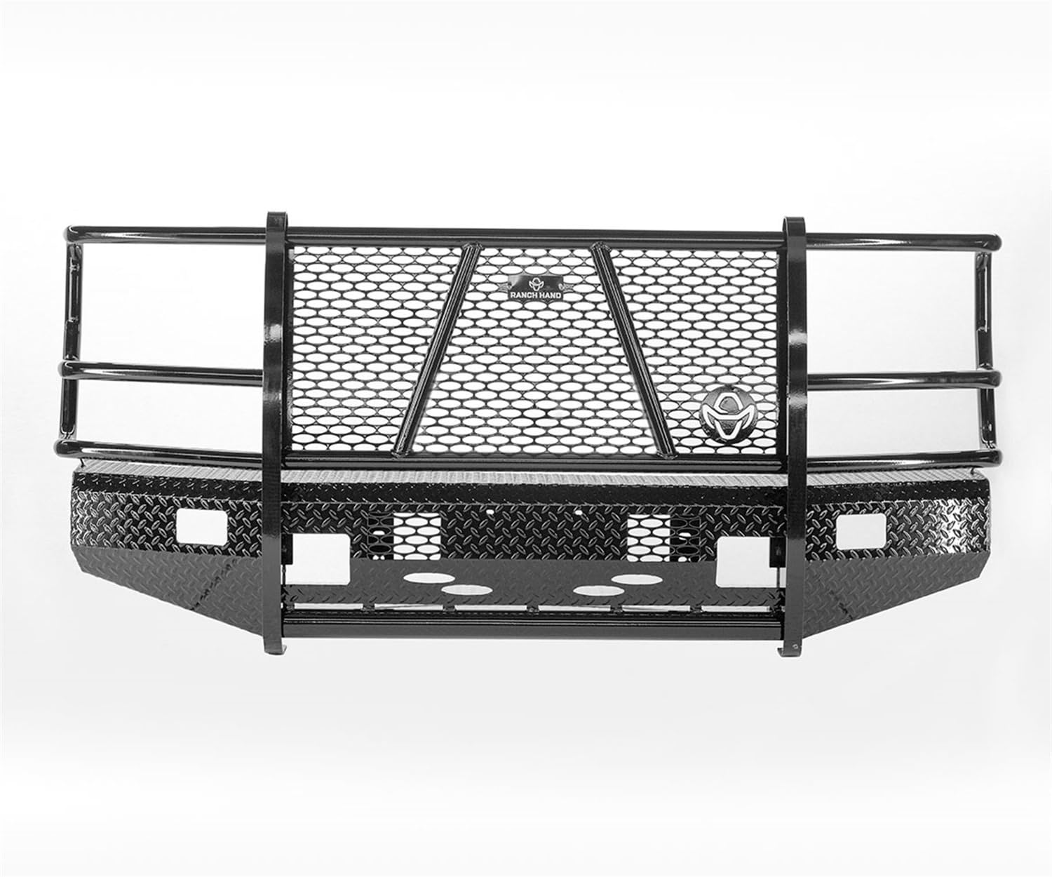 Ranch Hand Fsf171Bl1 - Summit Series Full Width Tough Black Front Hd Bumper with Full Grille Guard