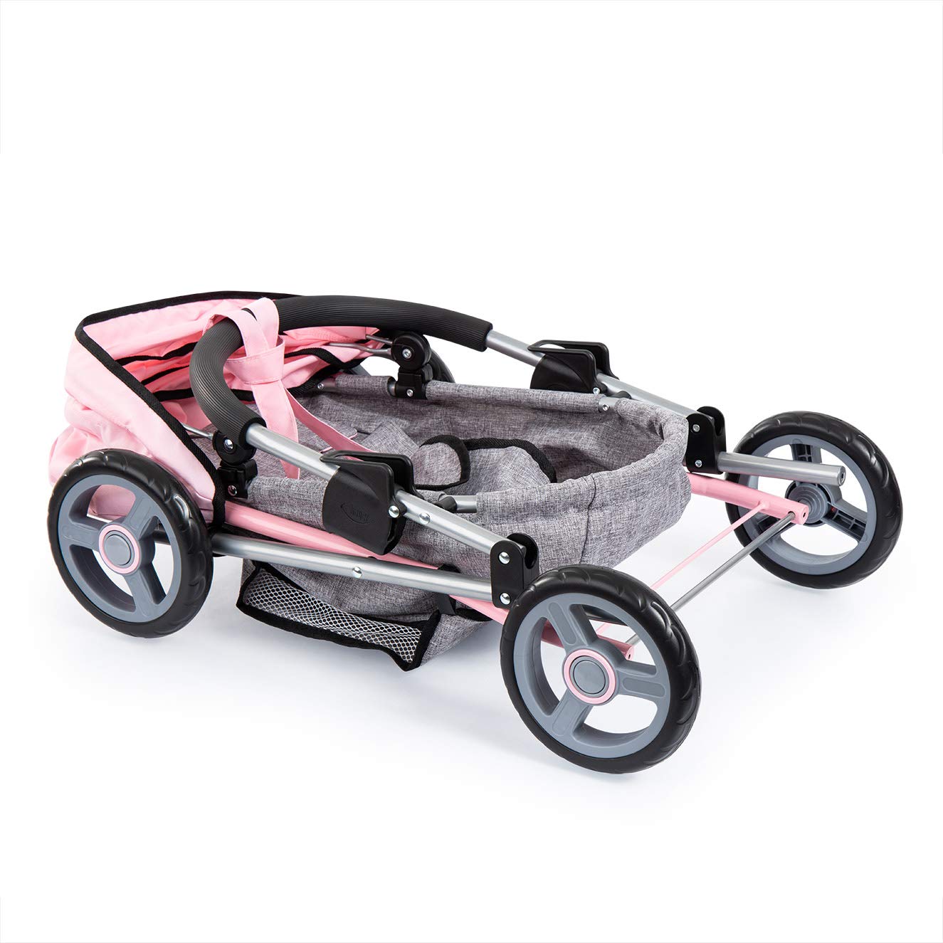 Bayer: 4-in-1 Toy Baby Doll Pram Stroller Cosy Set - Dolls Up to 18