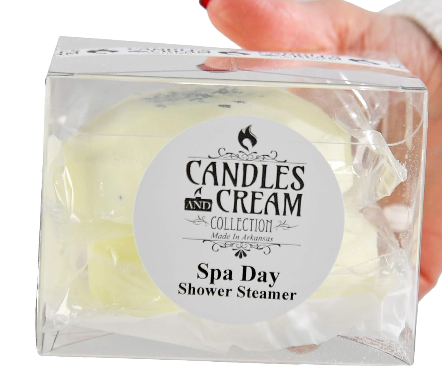Candles and Cream Spa Day Shower Steamer-Aromatherapy & Stress Relief, Restore & Soothe Body-Set of 2 : Beauty
