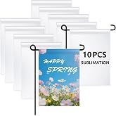 10 PCS sublimation garden flags blank christmas easter garden flag 18×12 Inch Polyester Banners Flag for Outdoor Courtyard De