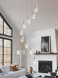 ykolupty 9-Lights H100'' Modern Chandelier 9-Lights