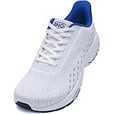 AOV Wide Toe Box Running Shoes for Men Arch Support Walking Sneakers Plantar Fasciitis Orthotic Tennis Slip On Shoes for Gym Workout Jogging