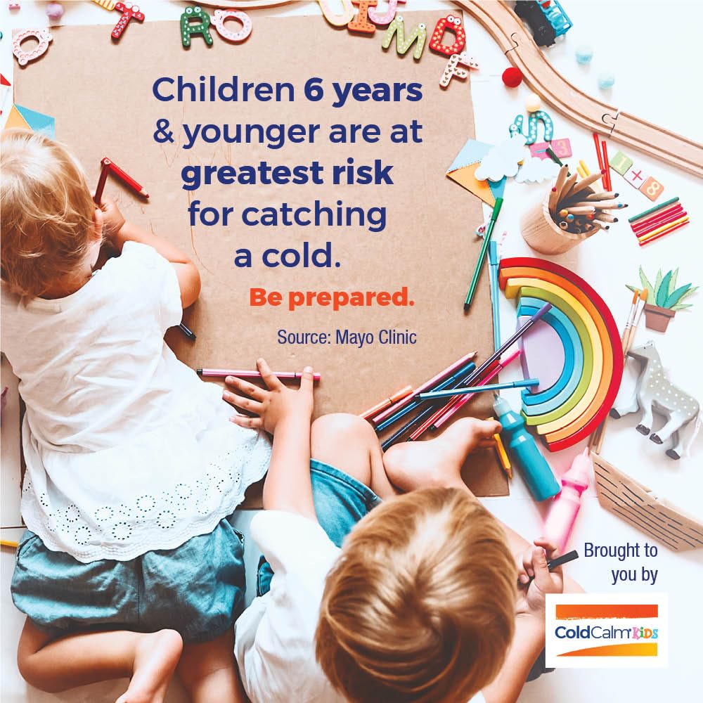 Boiron ColdCalm Kids Pellets for Relief of Common Cold Symptoms Such as Sneezing, Runny Nose, Sore Throat, and Nasal Congestion - 2 Count (160 Pellets)