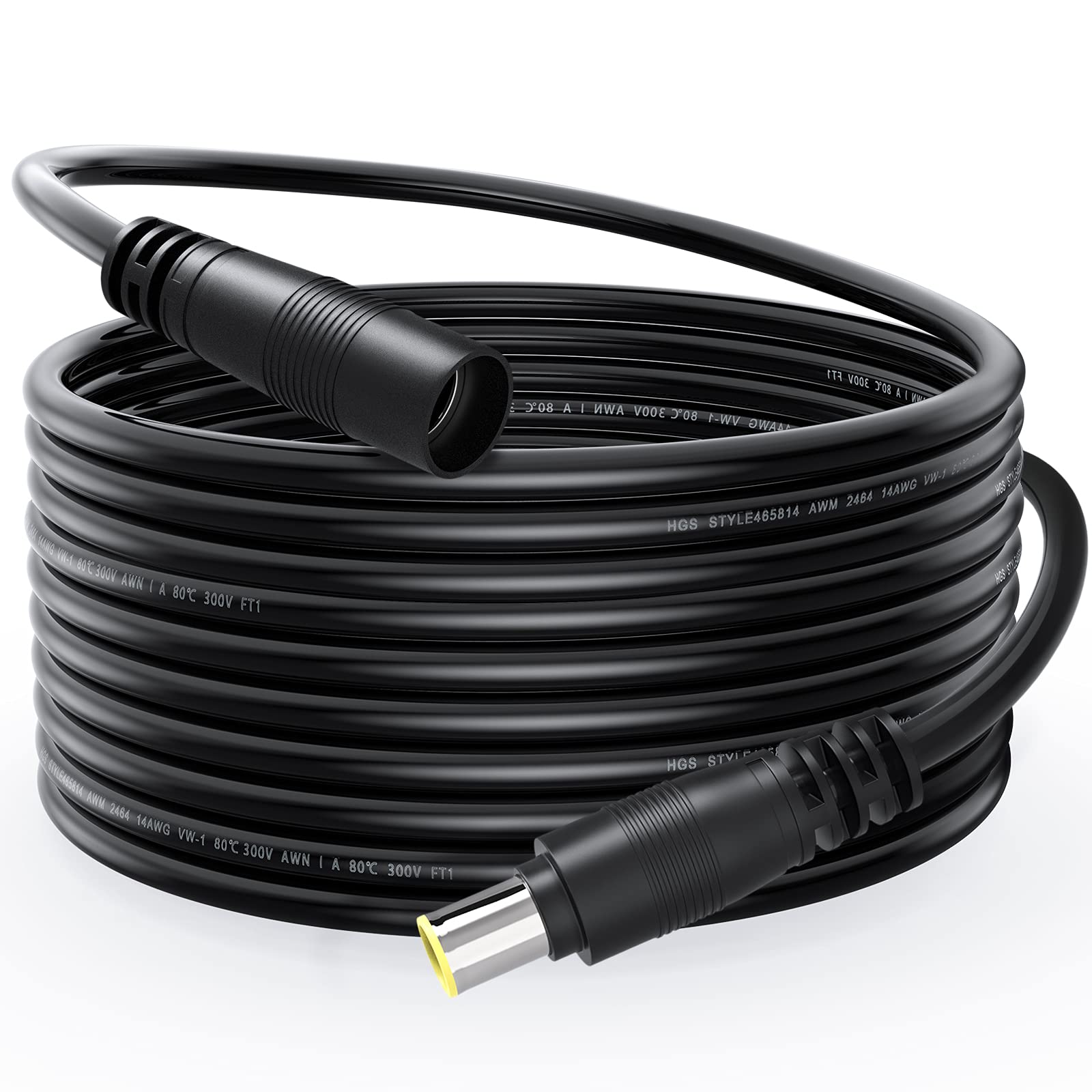 Photo 1 of ELECTOP DC 8mm Extension Cable 20Ft, DC 8mm Cord 14AWG DC 8mm Female to Male Adapter Connector Cable 8mm DC Power Plug for GZ Yeti Jackery Solar Generator Portable Power Station and Solar Panel
