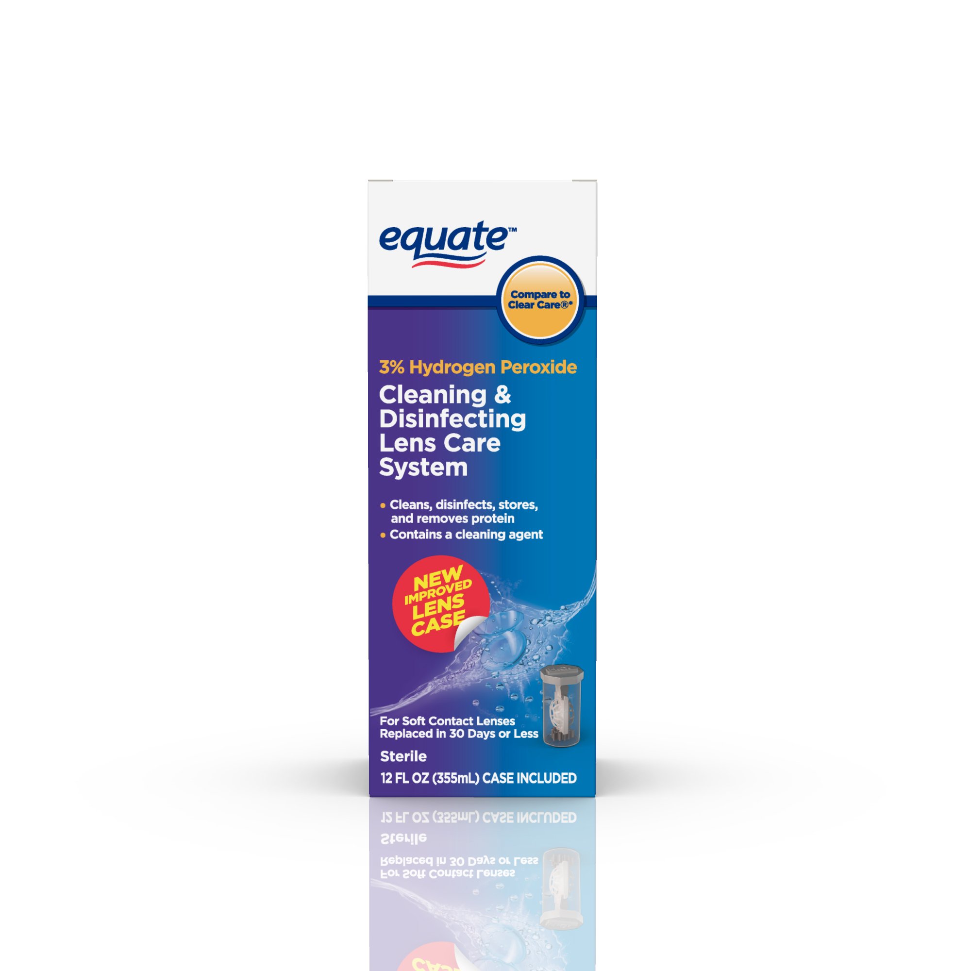Buy Equate Hydrogen Peroxide Cleaning and Disinfecting Lens Care System
