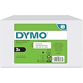 DYMO Authentic LW Mailing Address Labels for LabelWriter Label Printers, (1-1/8" x 3-1/2"), 3 Rolls of 350 (1050 Total)