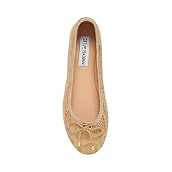 Steve Madden Blossoms Gold Snake Slip On Pointed