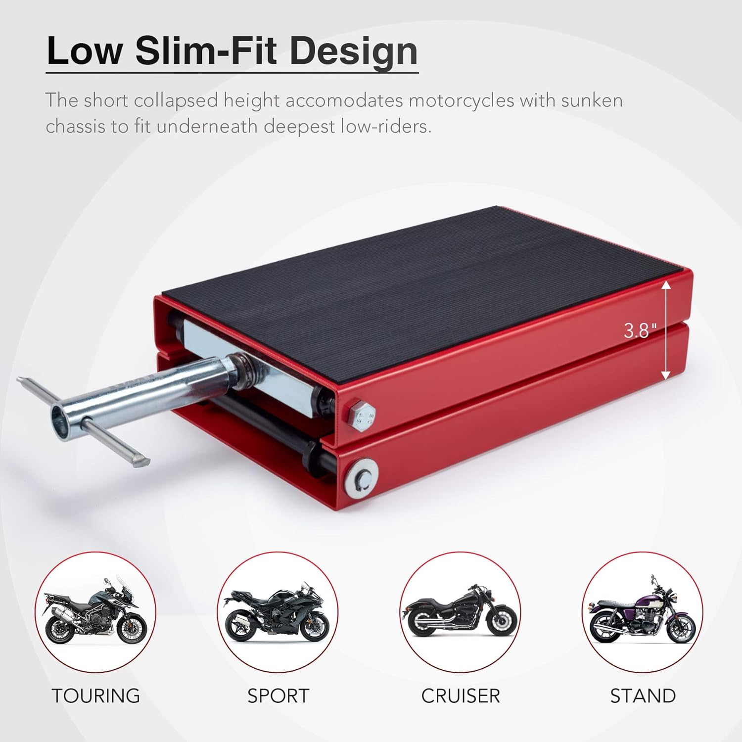 Orion Motor Tech Dilated Scissor Lift Jack for Street Bike, Cruiser, Adventure Touring Motorcycle: Automotive