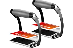 SENKEYFE 2 Pack Panel Carrier Lifting Tool-Plywood Carrying Tool,Drywall Carrier Synthetic Cement Board with 0-1 Inch Grip Range,Save Effort Wear Resistant Gripper Clamp Tool for Wood