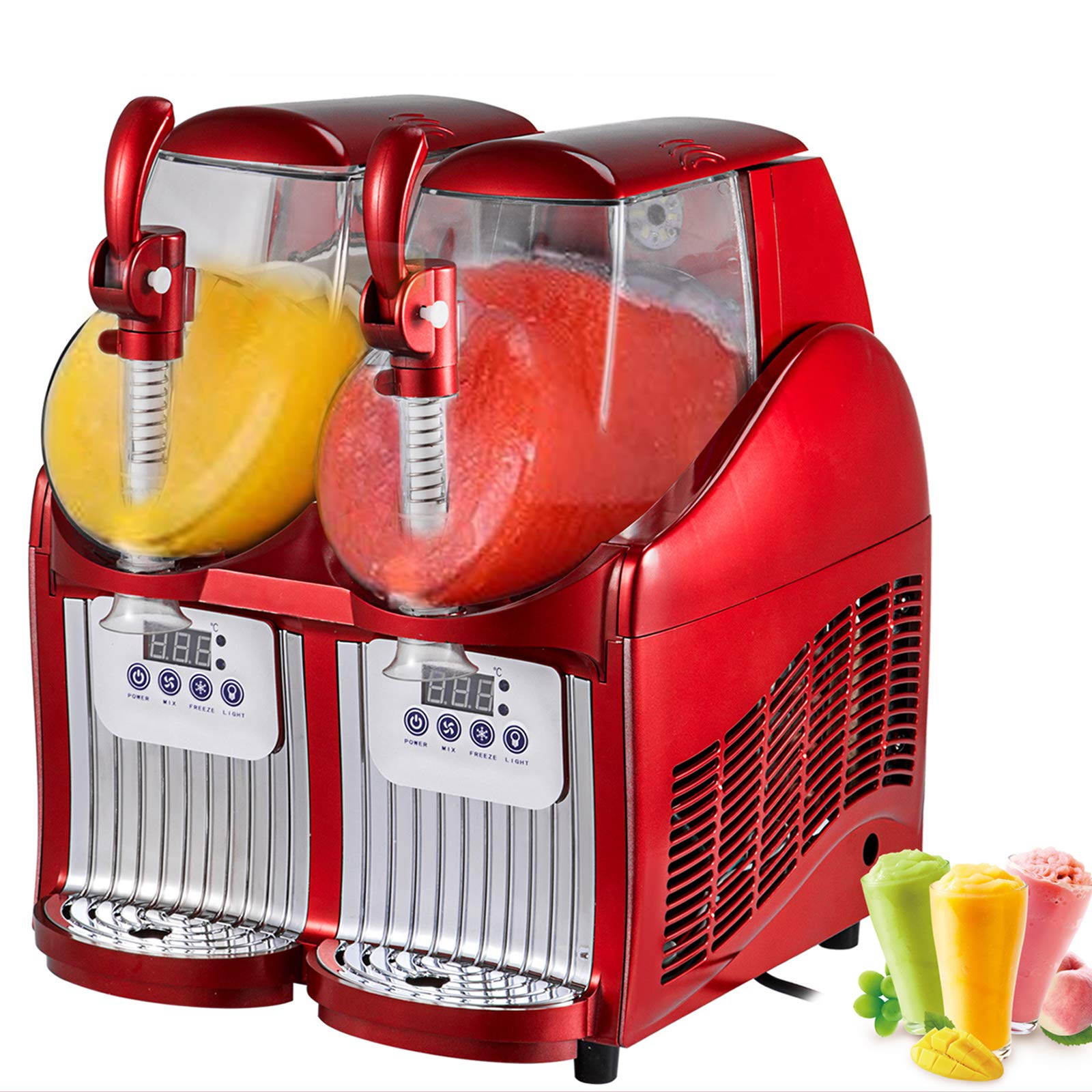 VEVOR Slushy Machine 110V Mini Slush Frozen Drink Machine Commercial