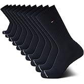 Tommy Hilfiger Men's Athletic Cushioned Crew Socks (10-Pack)