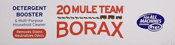 BORAX 20 MULE TEAM DETERGENT BOOSTER, 65 OZ.